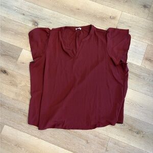 Maurices Deep Red Blouse